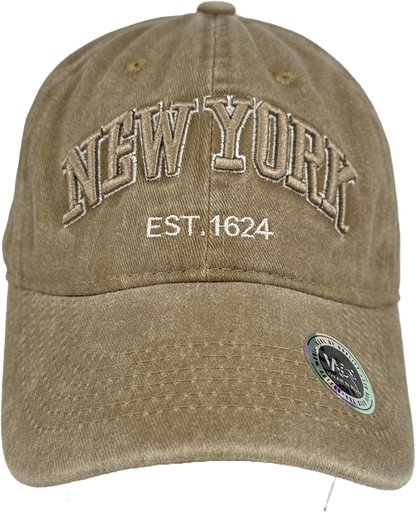 Baseball Caps - New York- Soft Washed