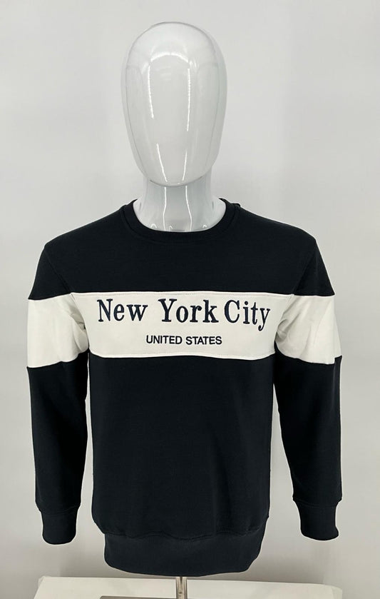 Sweatshirt - Color blocked/NYC