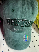 Baseball Caps - New York- Soft Washed