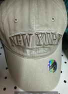 Baseball Caps - New York- Soft Washed