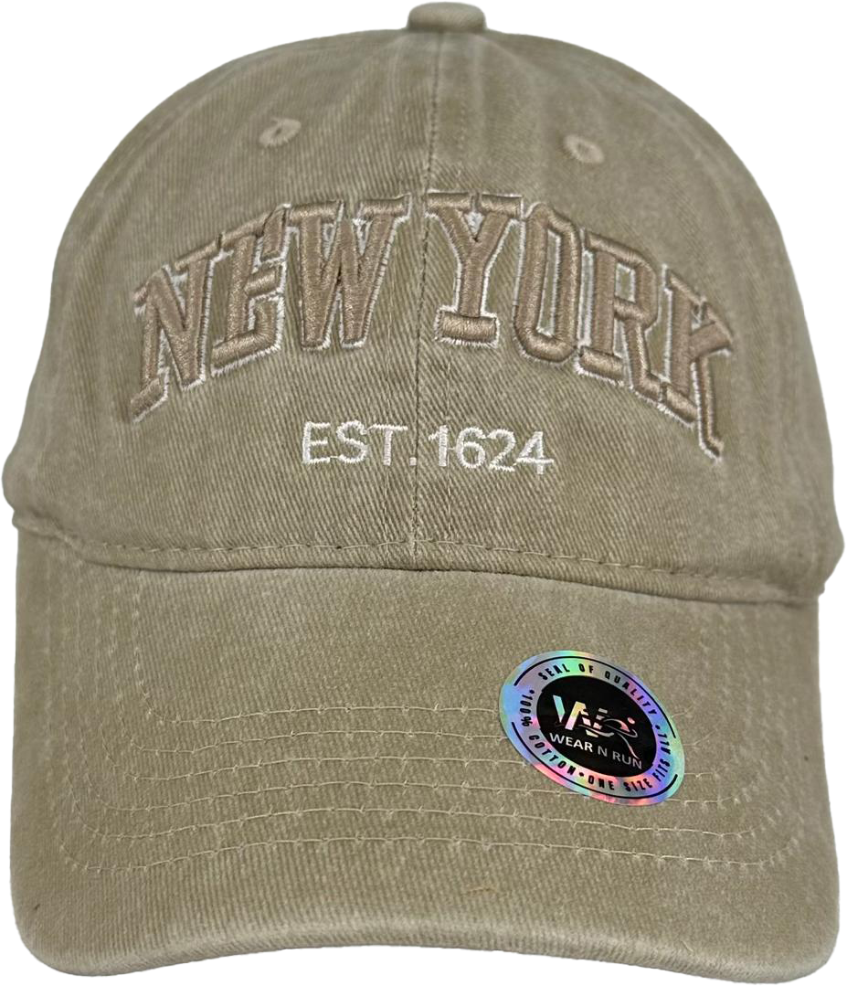 Baseball Caps - New York- Soft Washed