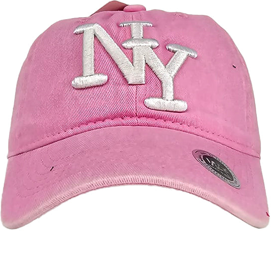 Baseball Caps - NY- Soft Washed