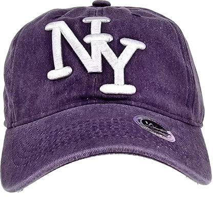 Baseball Caps - NY- Soft Washed