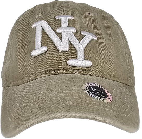 Baseball Caps - NY- Soft Washed