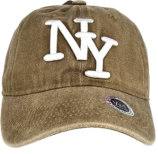 Baseball Caps - NY- Soft Washed