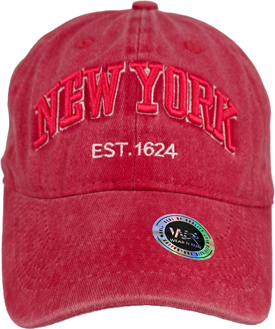 Baseball Caps - New York- Soft Washed