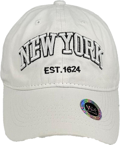 Baseball Caps - New York- Soft Washed